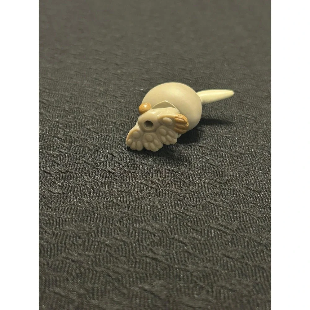 LPS LITTLEST PET SHOP BUNNY RABBIT #1333 GREY BLUE EYES PETRIPLETS HASBRO TOY